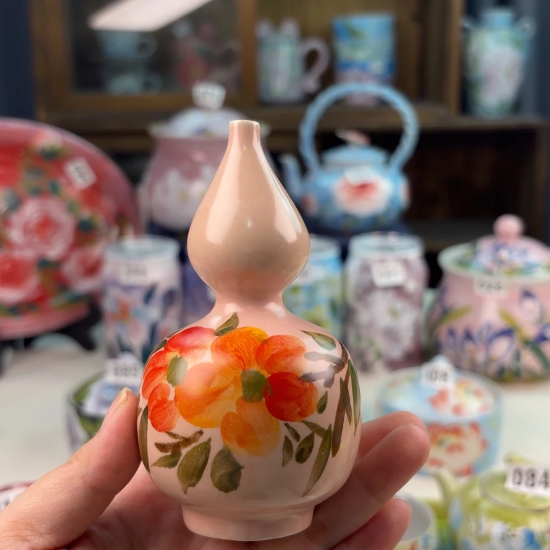 景德镇手绘高温釉下彩陶瓷茶具