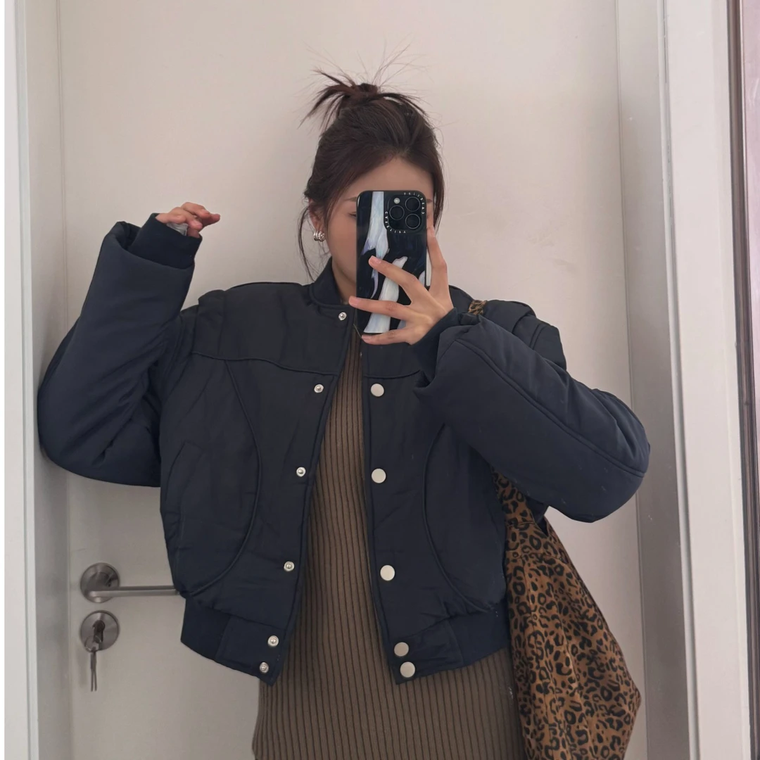 2024假两件棒球服棉服