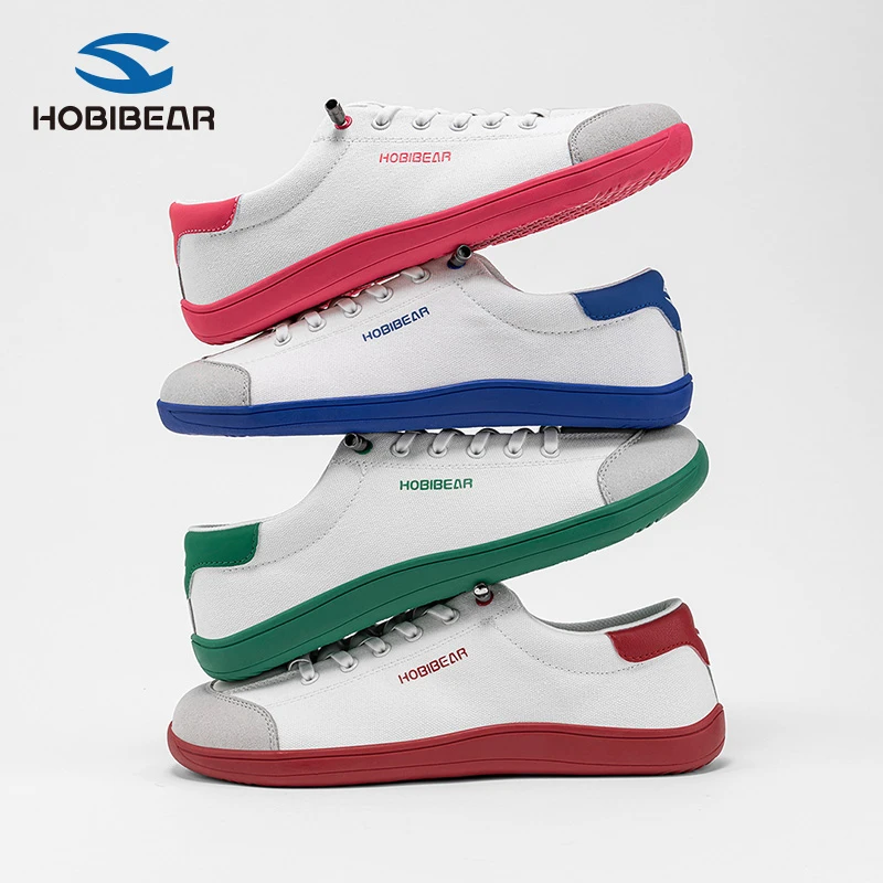 HOBIBEAR男士一脚蹬男鞋夏季透气休闲百搭大头鞋一脚蹬宽楦赤足鞋