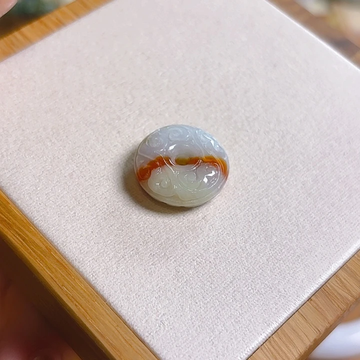 颈饰未镶嵌翡翠红翡一线，199