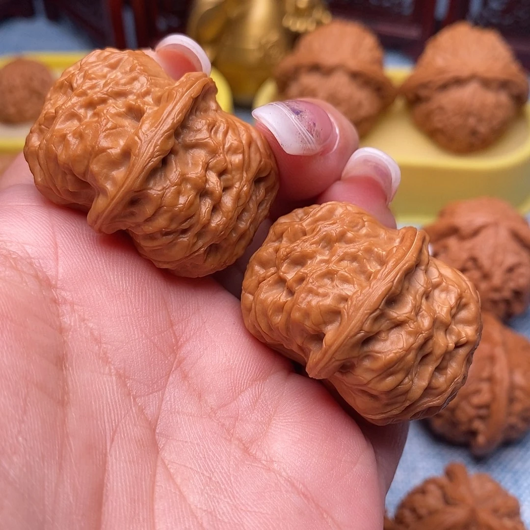 文玩核桃把件毕业门头沟小元宝39尺全品