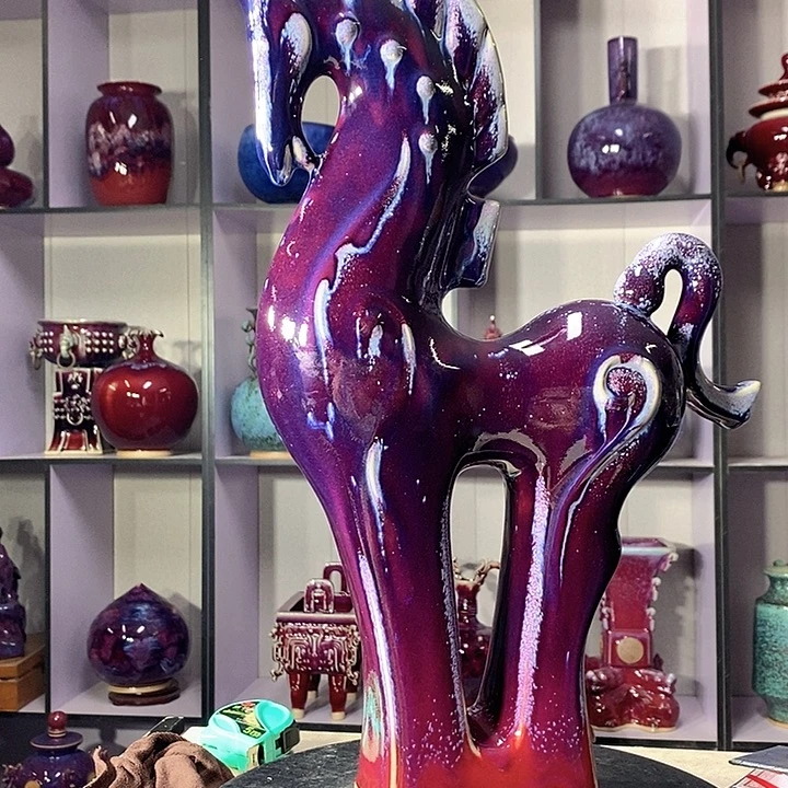 瓷片中国神垕精品钧瓷