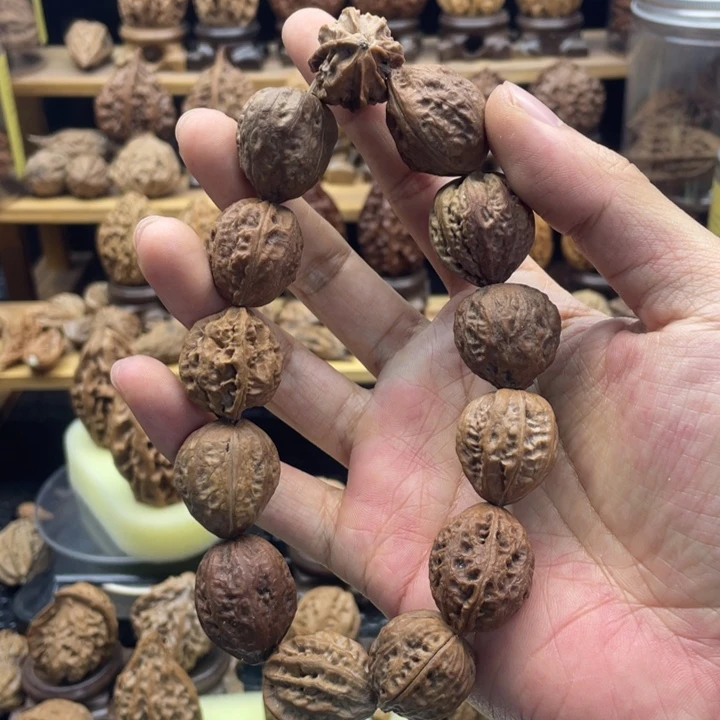 桃核把件多宝手串12