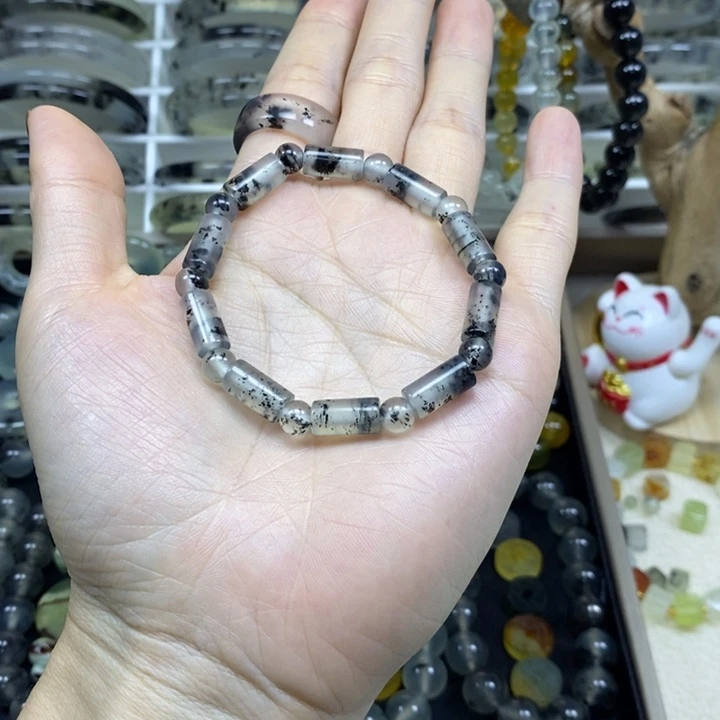 蛇纹石玉未镶嵌手链