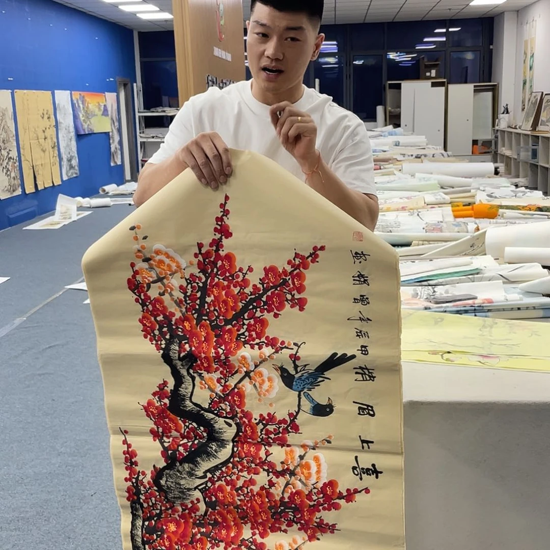 国画纯手绘字画宣纸