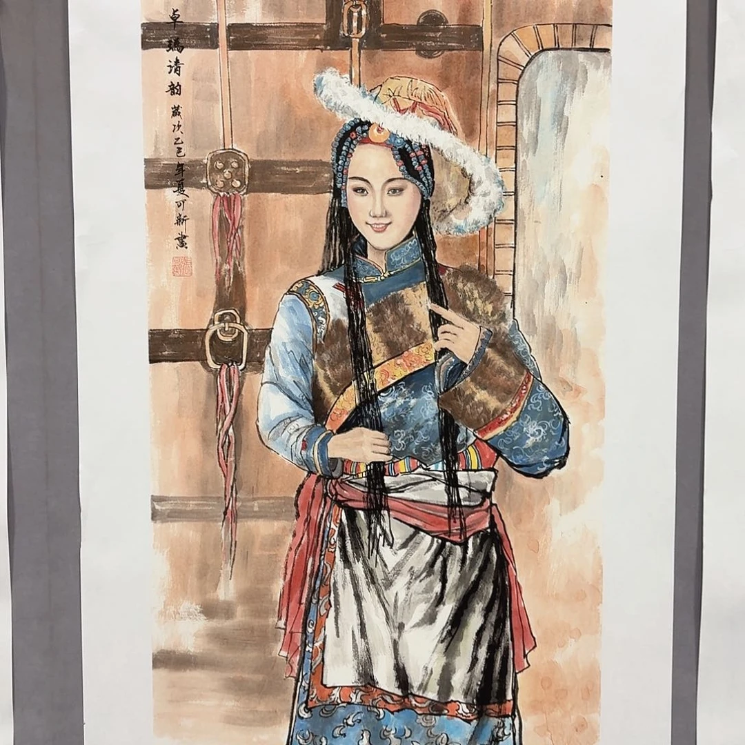 国画亲笔手绘放心去藏