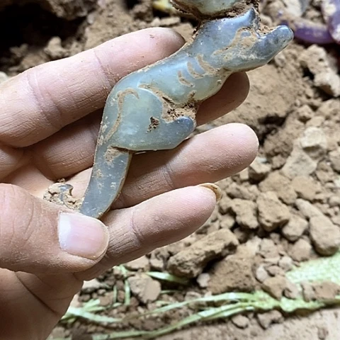 瓷片瓷器紫砂壶摆件瓷片