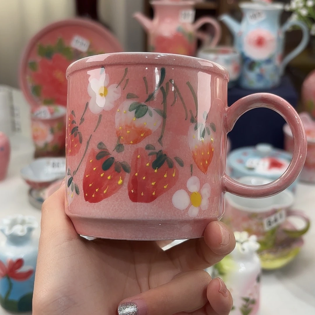 景德镇手绘高温釉下彩陶瓷茶具