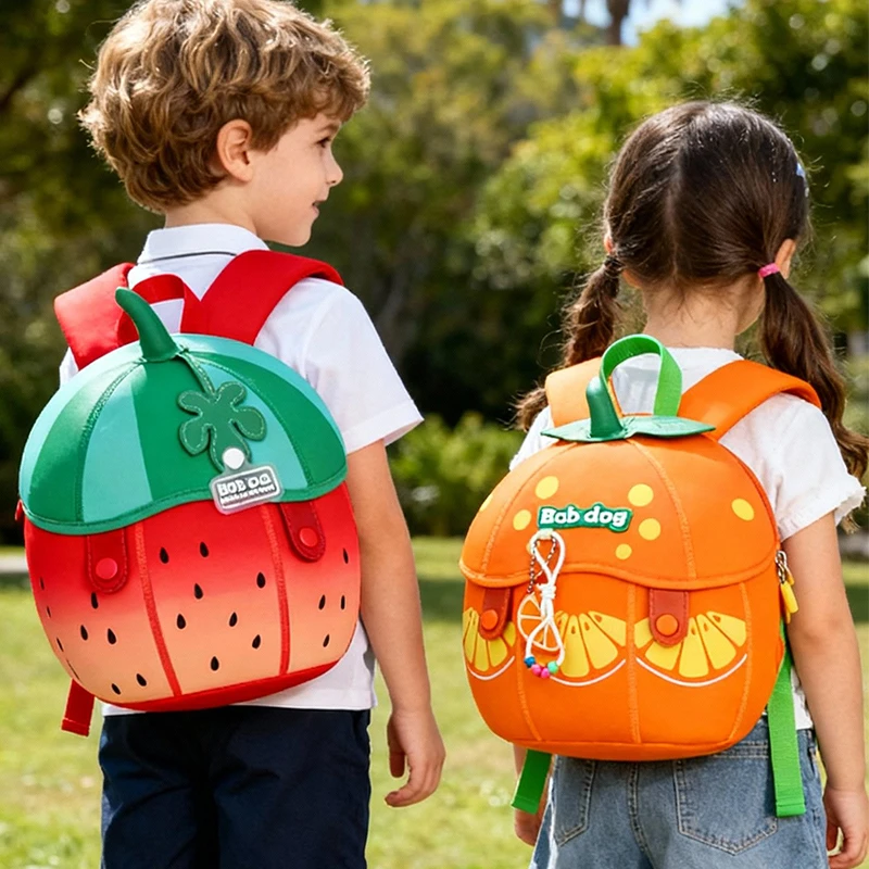 巴布豆幼儿园儿童书包1-3岁可爱宝宝防走丢绳男童女孩双肩背包
