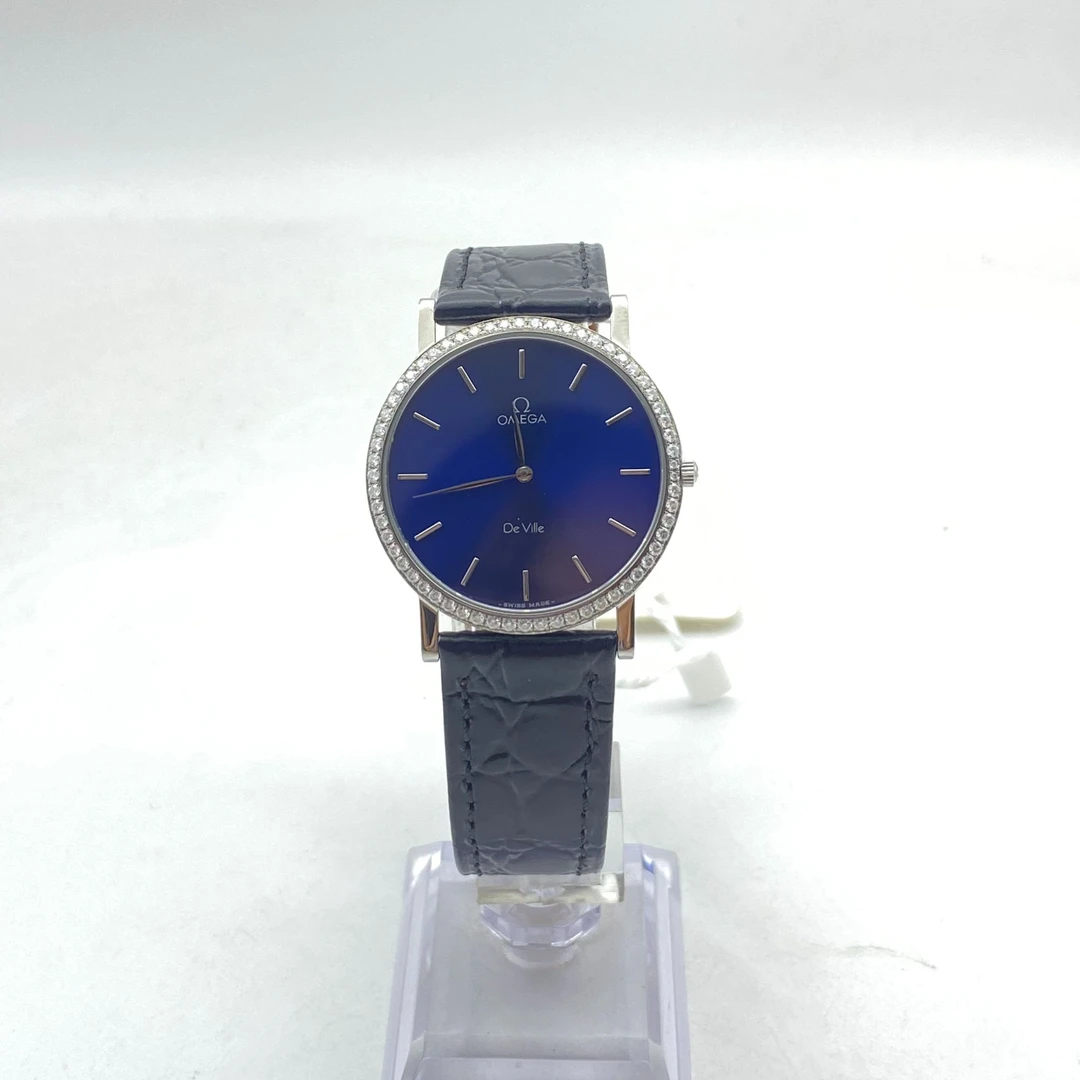 95新 Omega/欧米茄 碟飞系列/32MM/石英/后镶钻