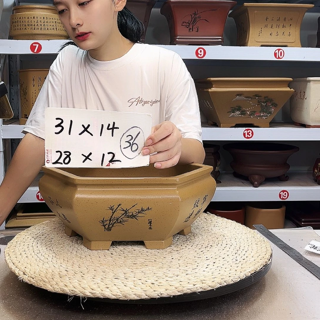 紫砂花盆紫砂花盆