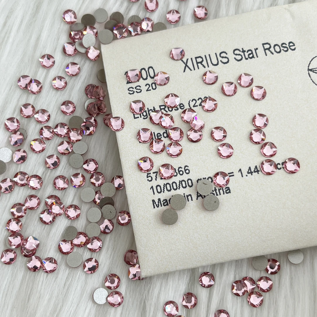 美甲饰品2026年新款奥地利正品华子2100平底SS20 《5MM》超闪高品质
