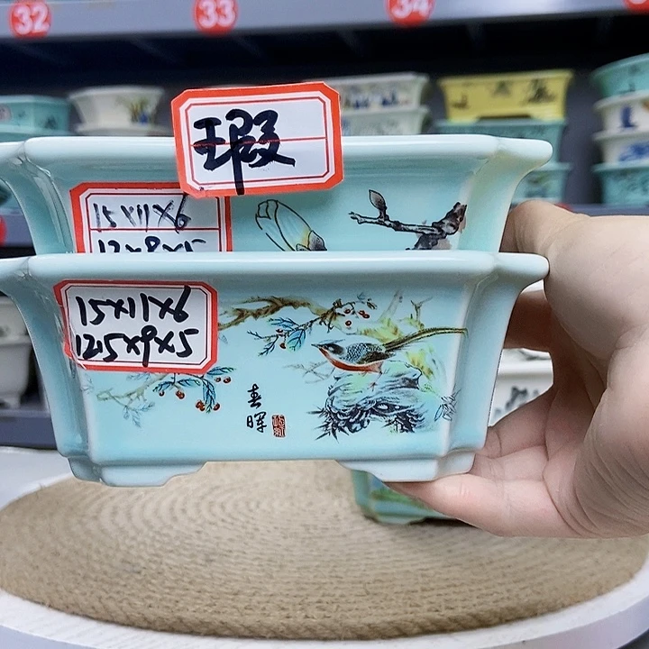 紫砂花瓶紫砂花盆
