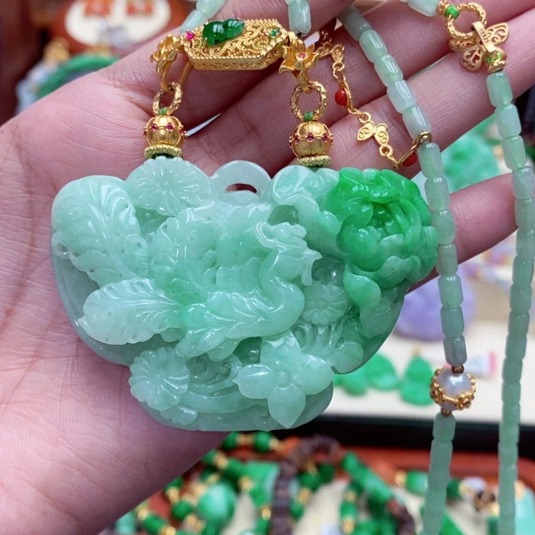 颈饰未镶嵌翡翠翡翠吊坠