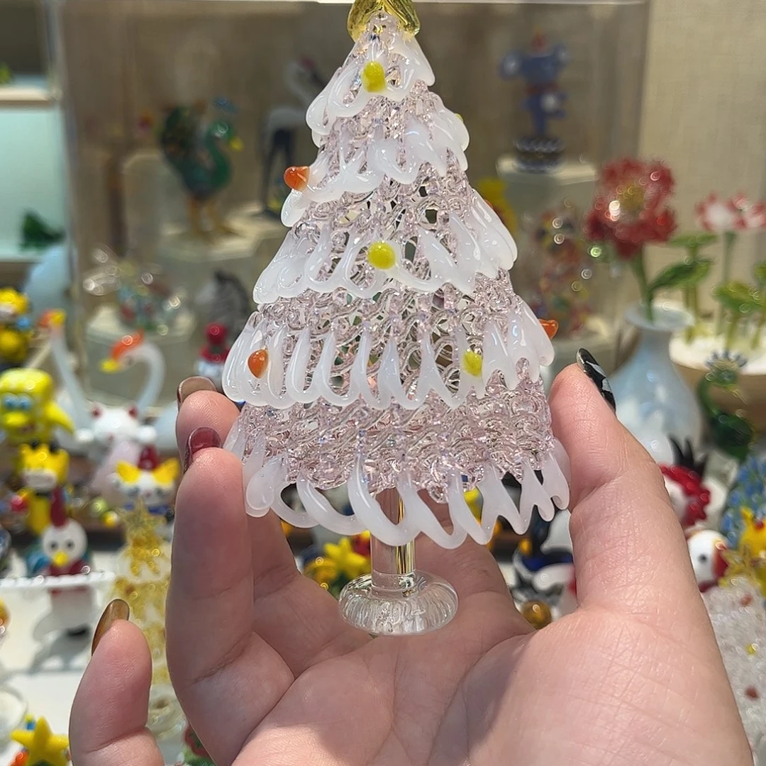 琉璃手工艺品大号圣诞树