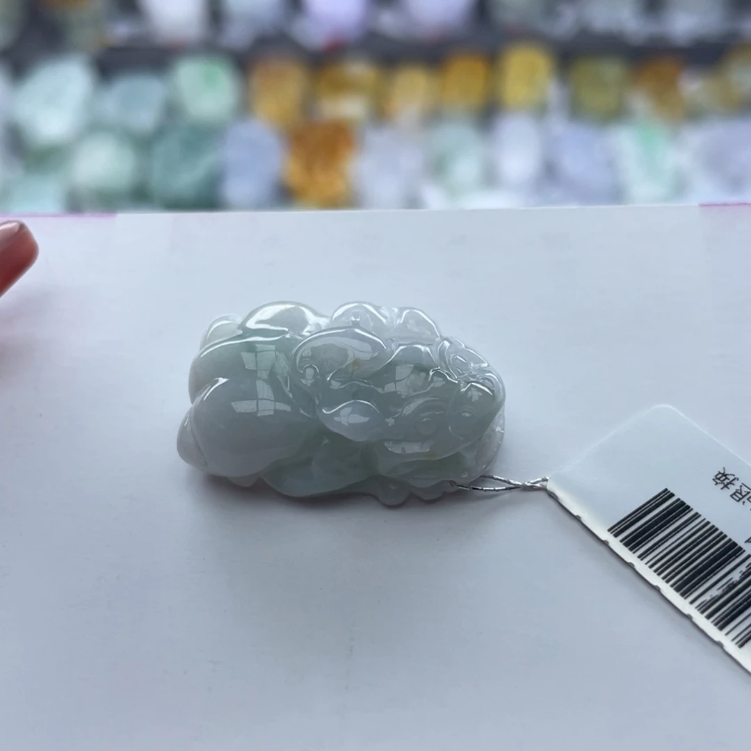 翡翠颈饰未镶嵌初*貔貅