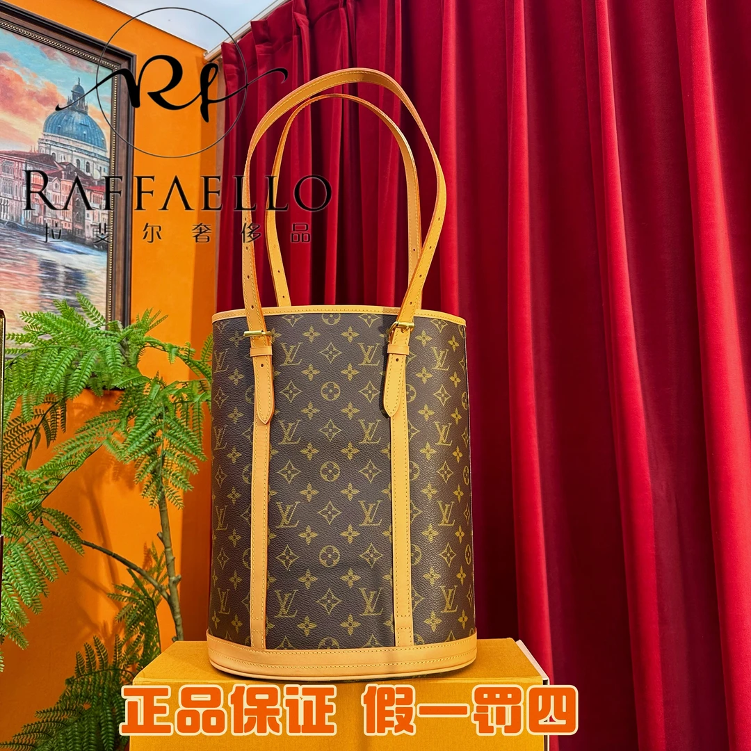 修复品LouisVuitton/路易威登大水桶改双肩包