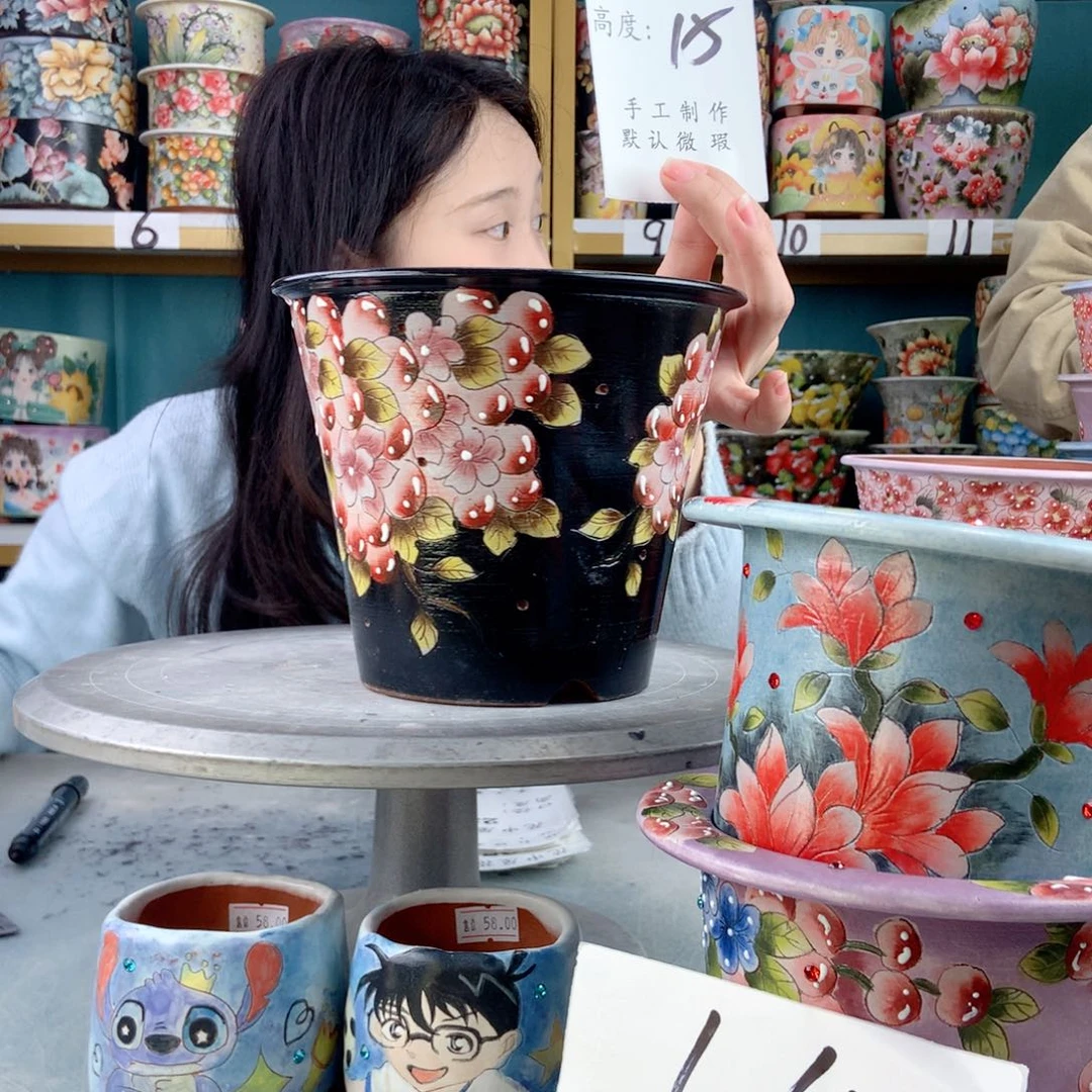 罐景德镇手工瑕疵234