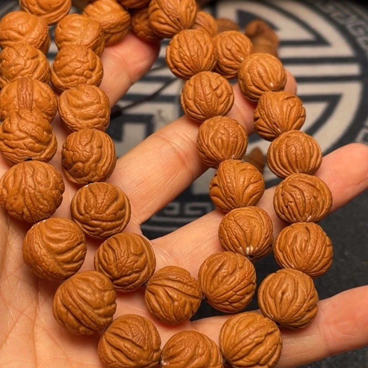 桃核手串龙纹桃核5