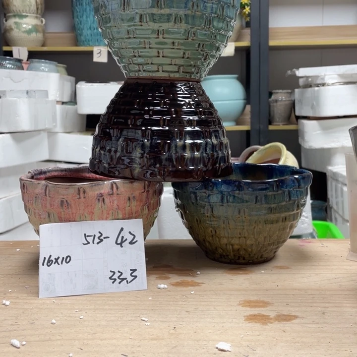 紫砂花盆多肉花盆微瑕42