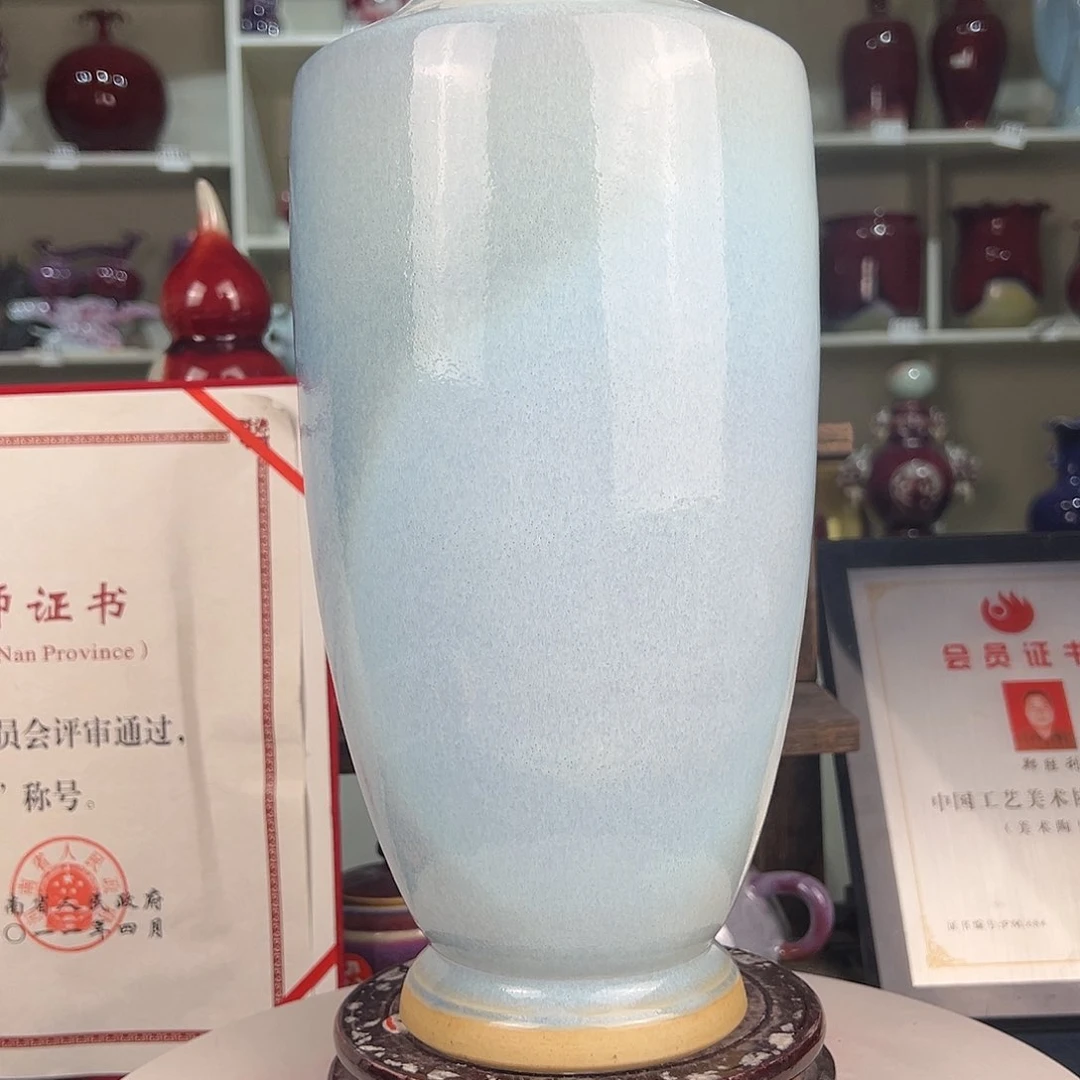 摆件郑家钧窑摆件