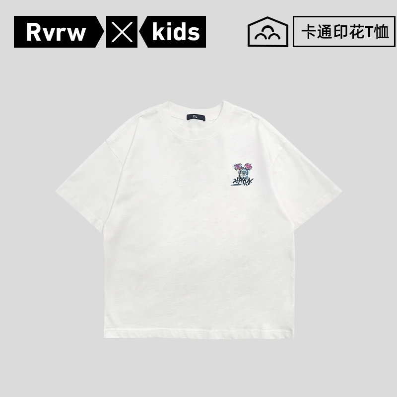 短袖T恤卡通小老鼠夏季儿童时尚洋气圆领百搭舒适潮童装 XY-BK829