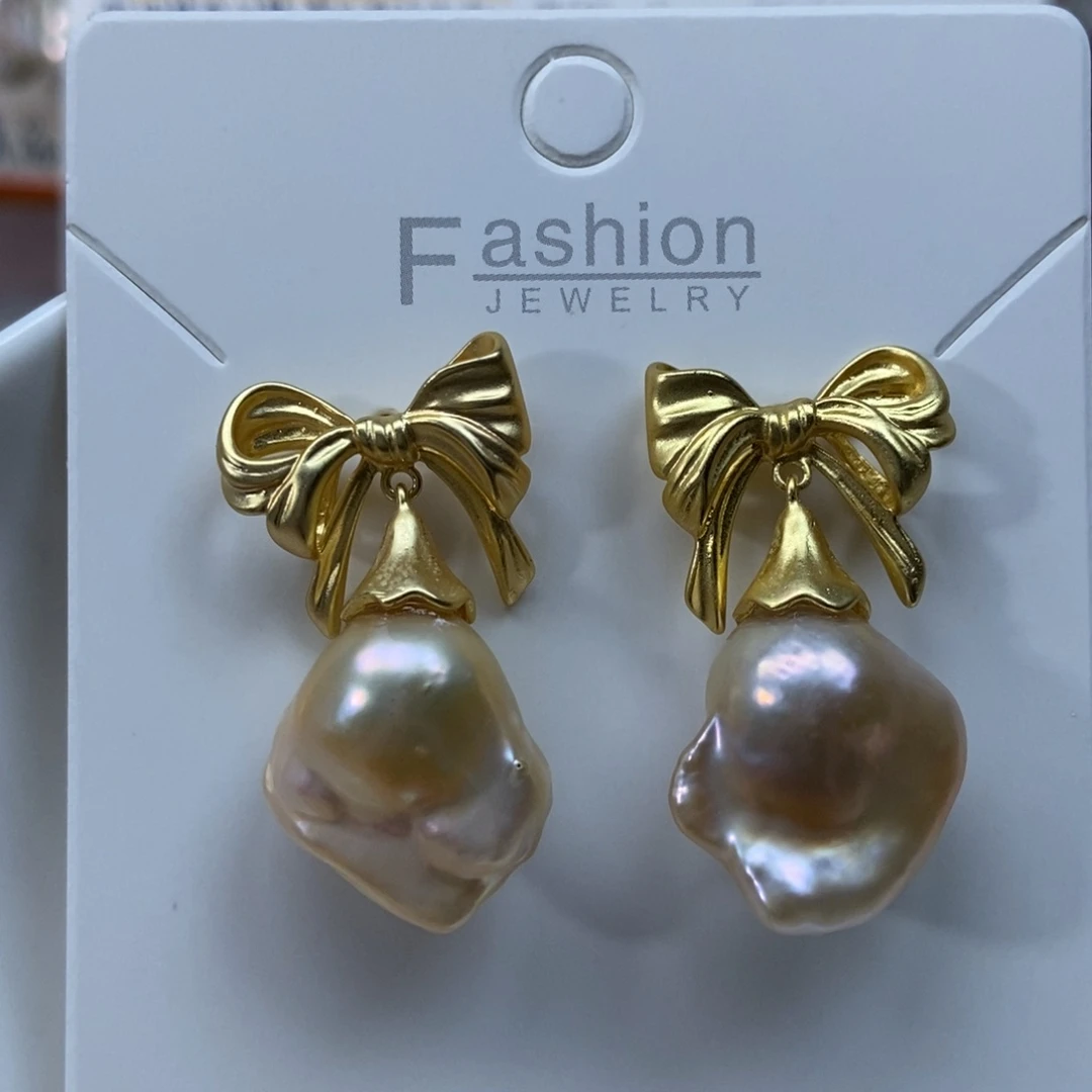 淡水珍珠耳环合金福利500