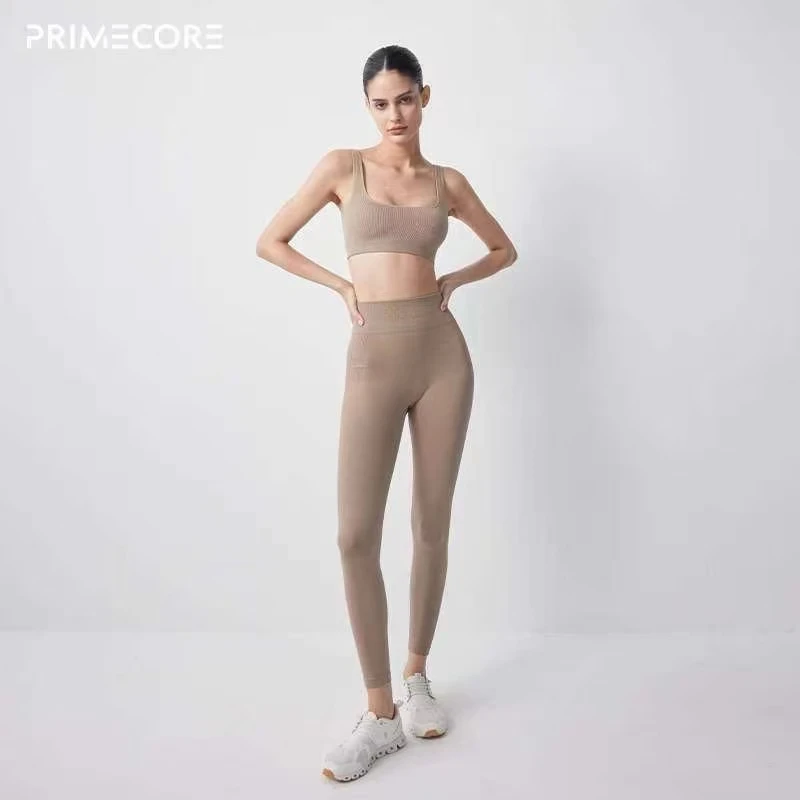 PRIMECOREP.C 无缝系列运动文胸瑜伽打底长裤套装女亲肤塑形