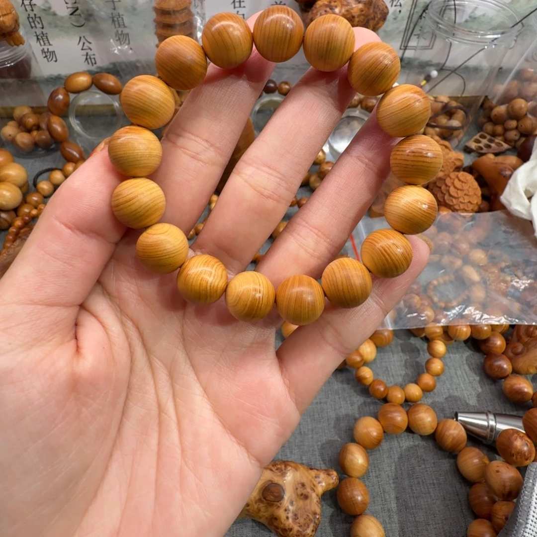落***禅柏木（崖柏）1.2太行崖柏黄金底蚕丝纹