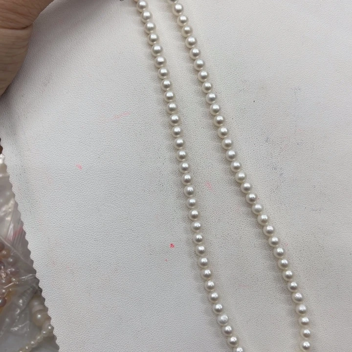 颈饰银S925镶嵌淡水珍珠00865