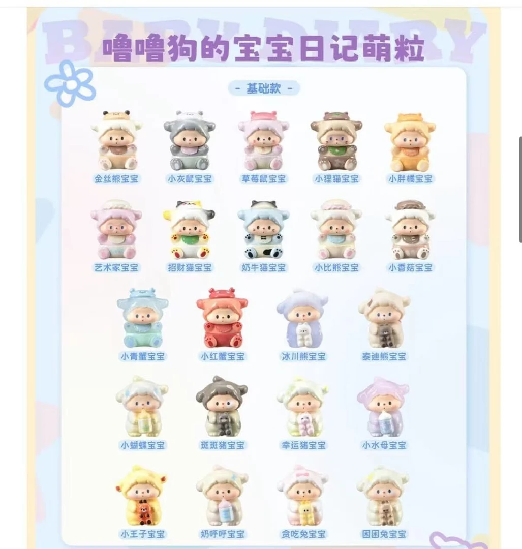 宝宝日记潮玩老粉代拆