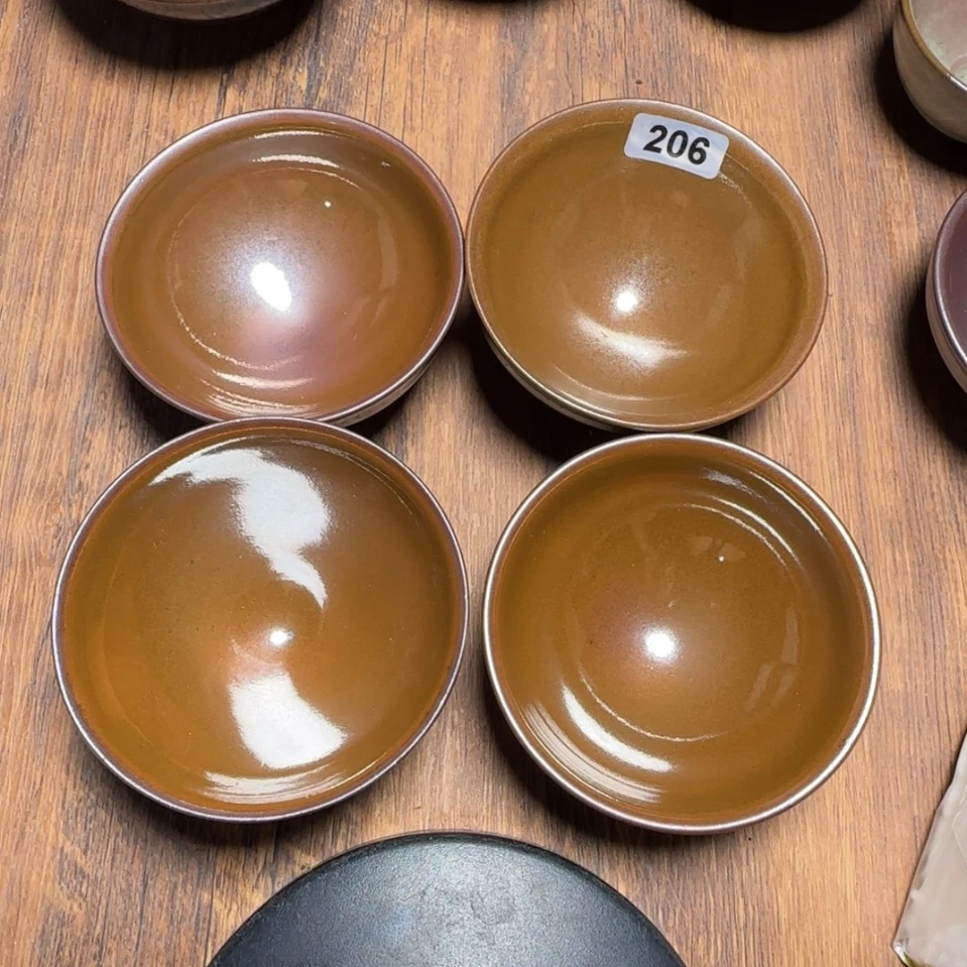 一***茶茶盏柴烧建盏闪购链接4个