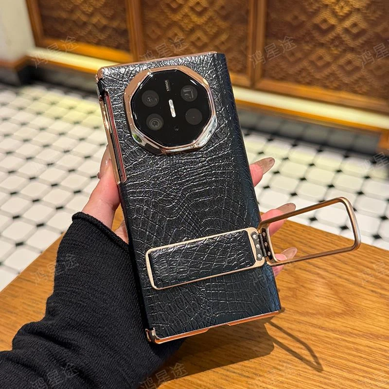 用于华为matexTS手机壳新款MateXT典藏版折叠屏真皮磁吸翻盖保护