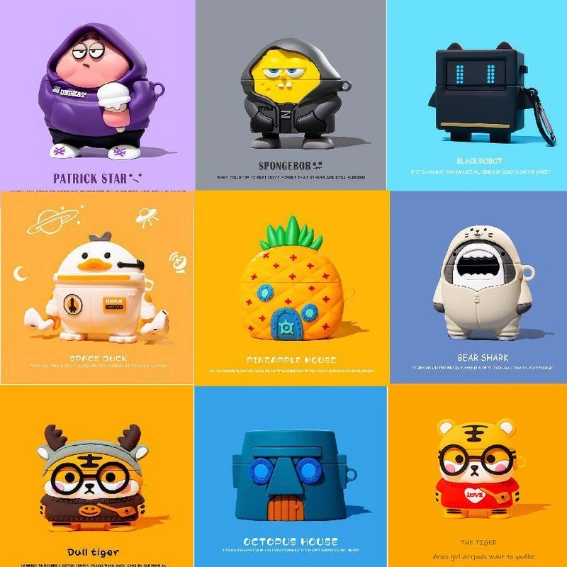 适用airpods3保护套可爱卡通pro无线蓝牙耳机保护套创意硅胶软壳