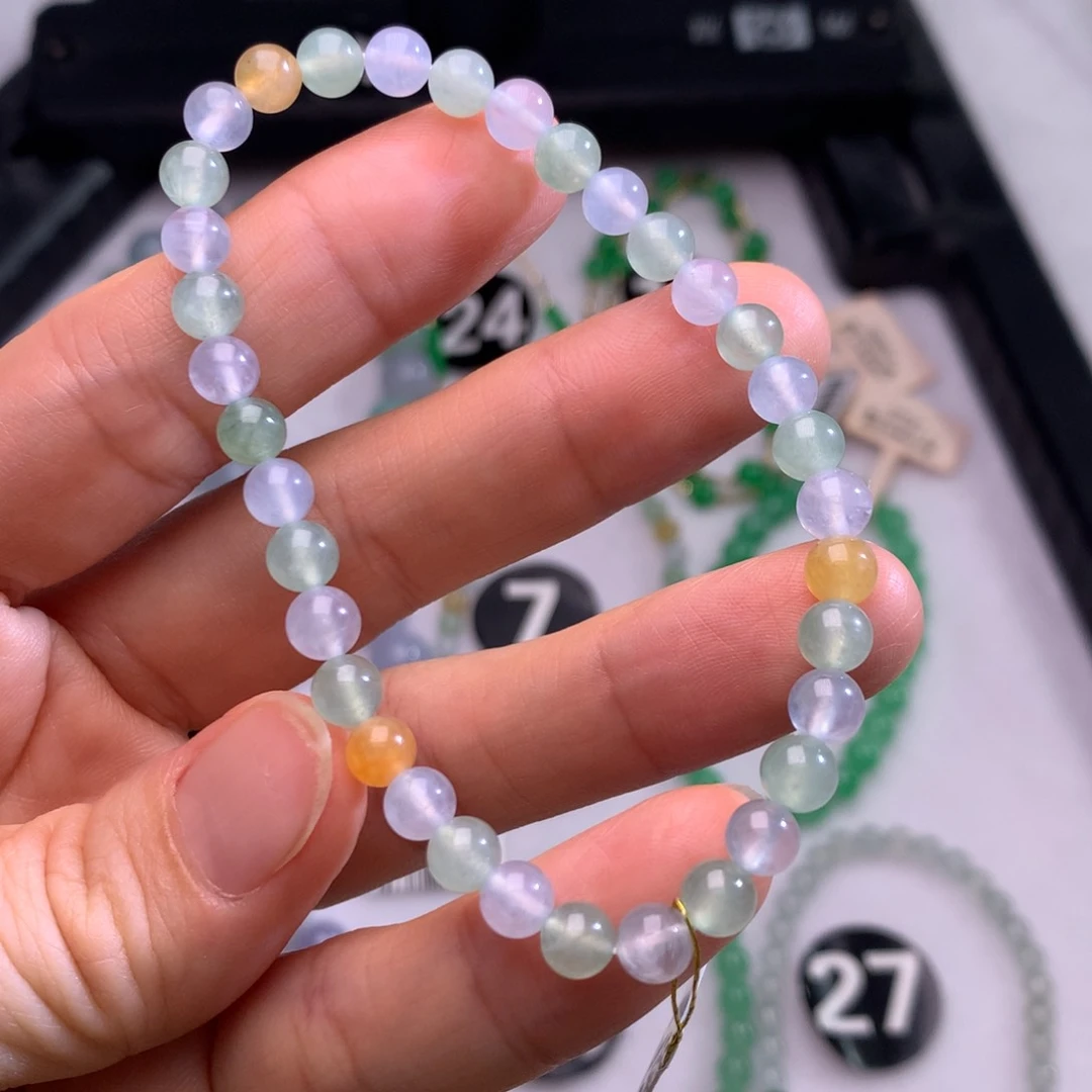 未镶嵌手链翡翠卡5.6