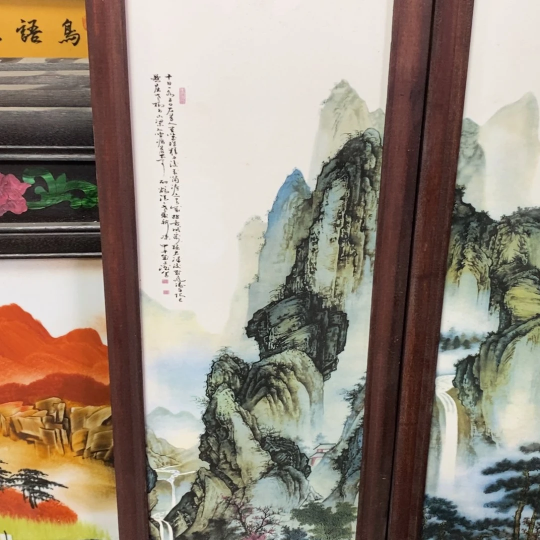 瓷片景德镇瓷板画柴窑烧制