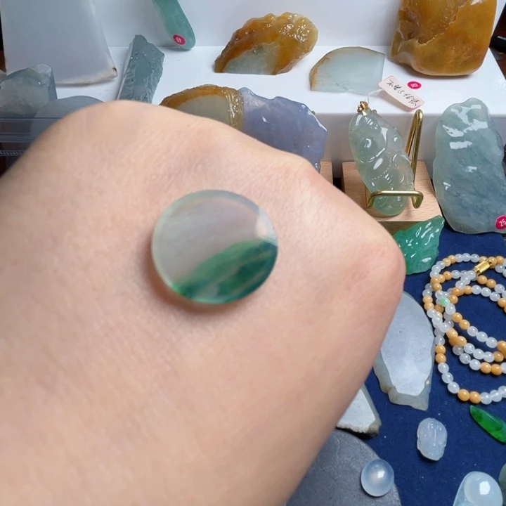 翡翠未镶嵌颈饰天然翡翠