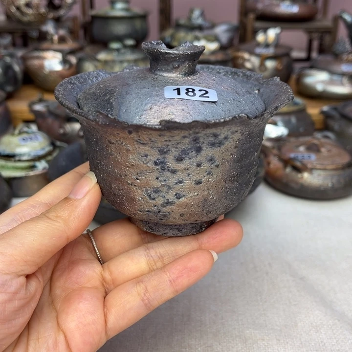 壶裸柴烧陶瓷茶具