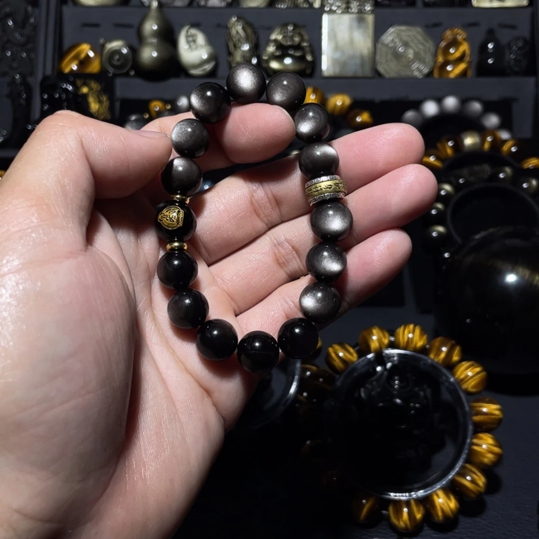 未镶嵌黑曜岩珠宝奇石M****p