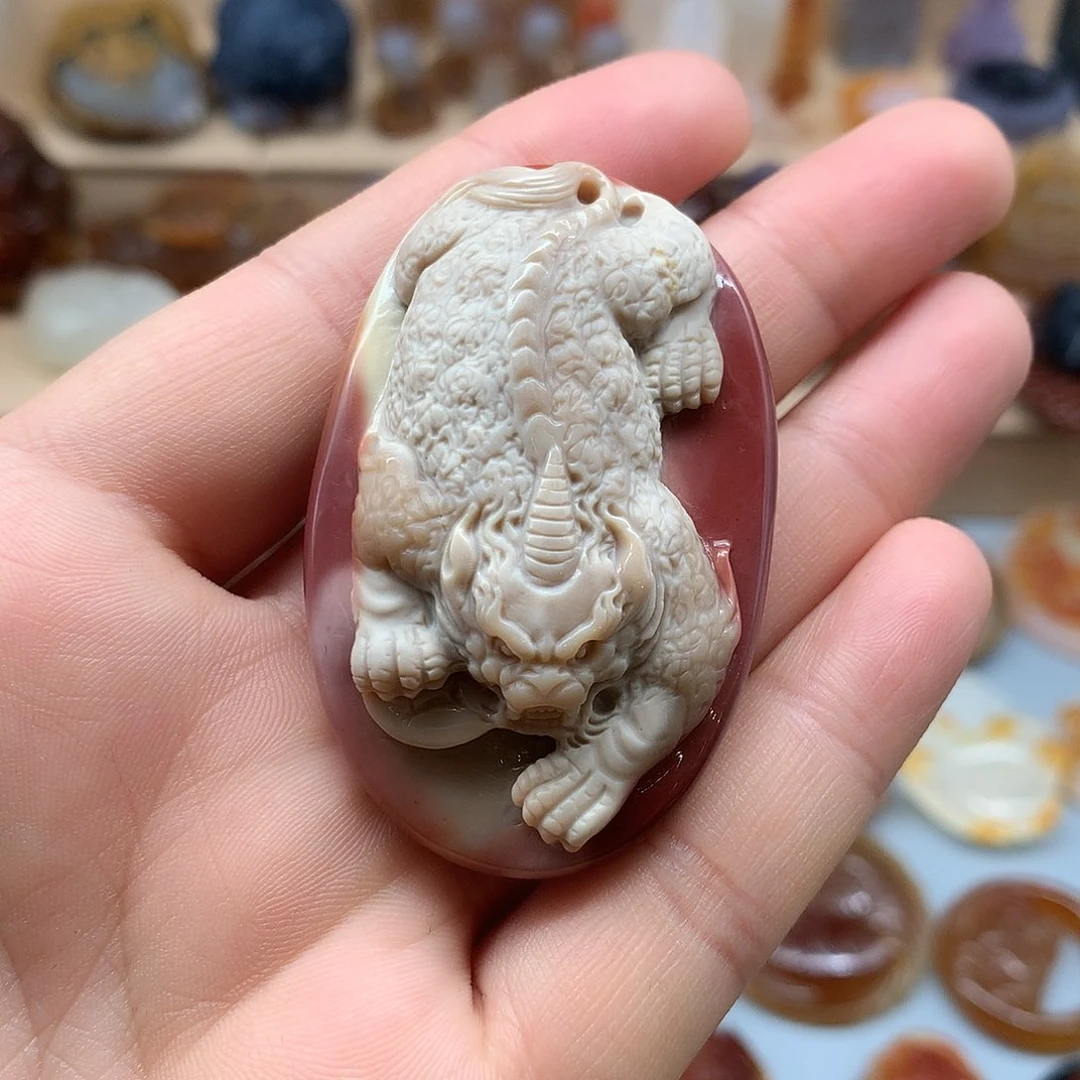 未镶嵌吊坠(赠链)玛瑙/玉髓