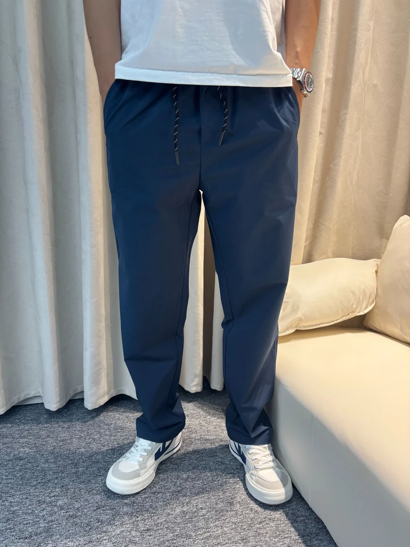 冰丝速干工装冲锋裤男款2025夏季薄款宽松直筒休闲运动男生长裤子