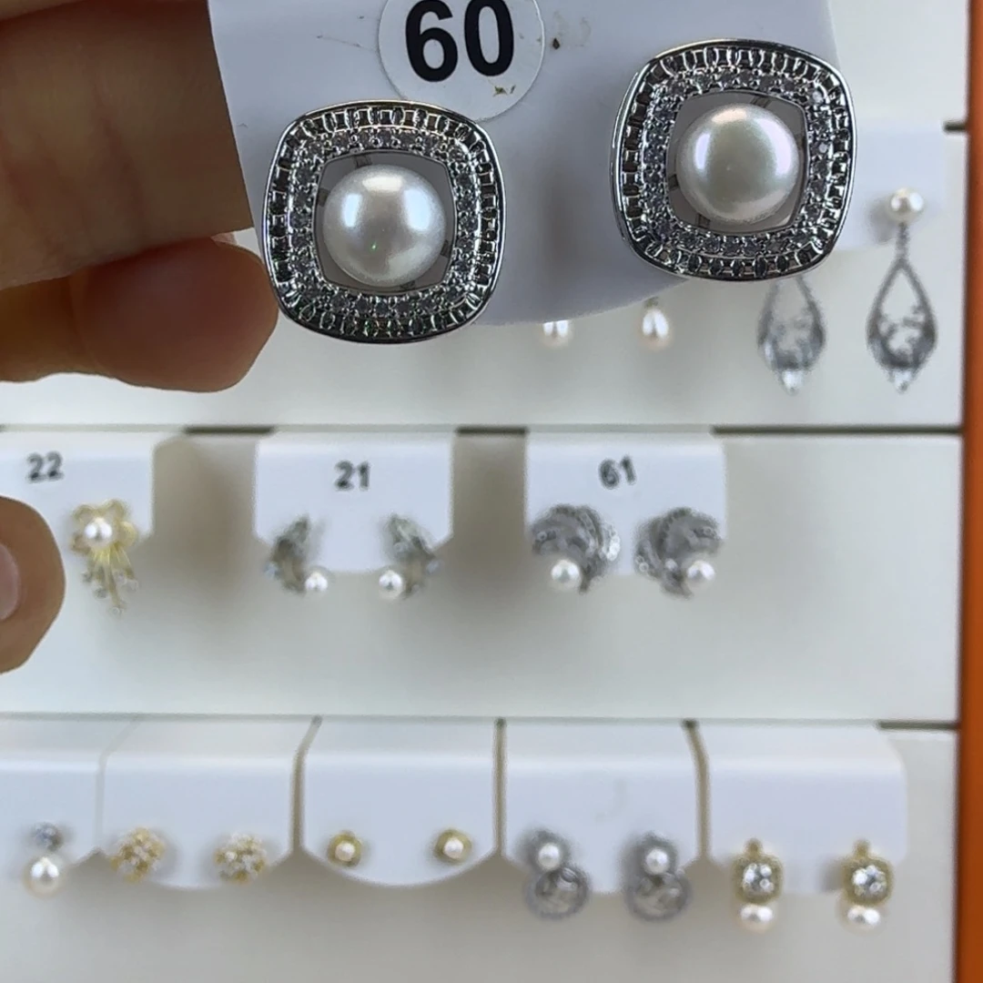 耳饰未镶嵌淡水珍珠