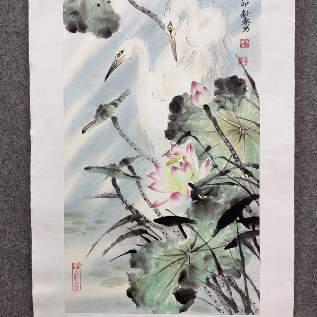 国画吴新春老师手绘作品
