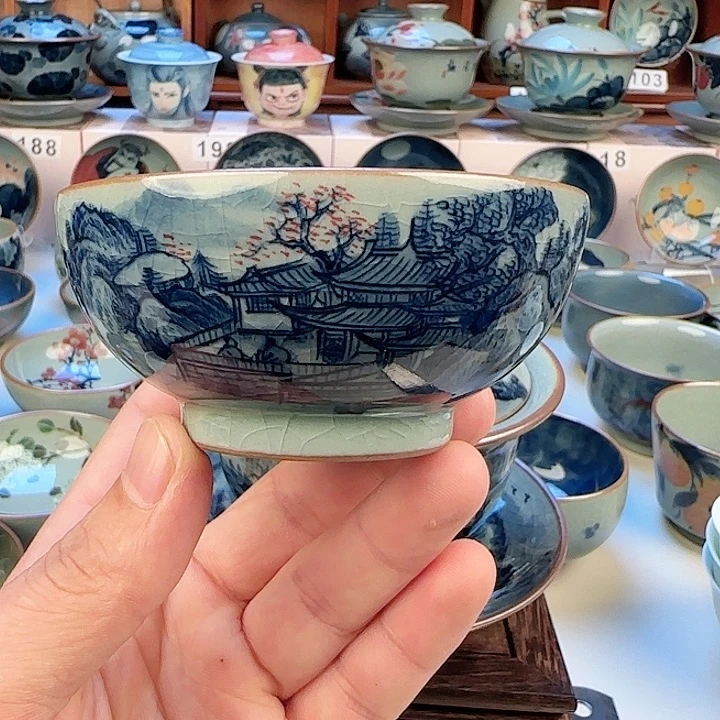 景德镇陶瓷陶瓷杯茶具