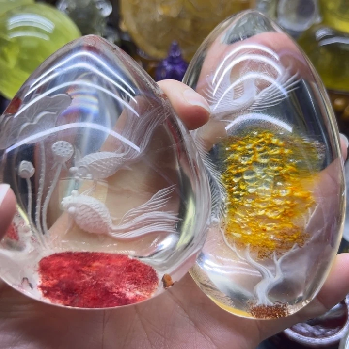 用***1珠宝半成品水晶未镶嵌摆件