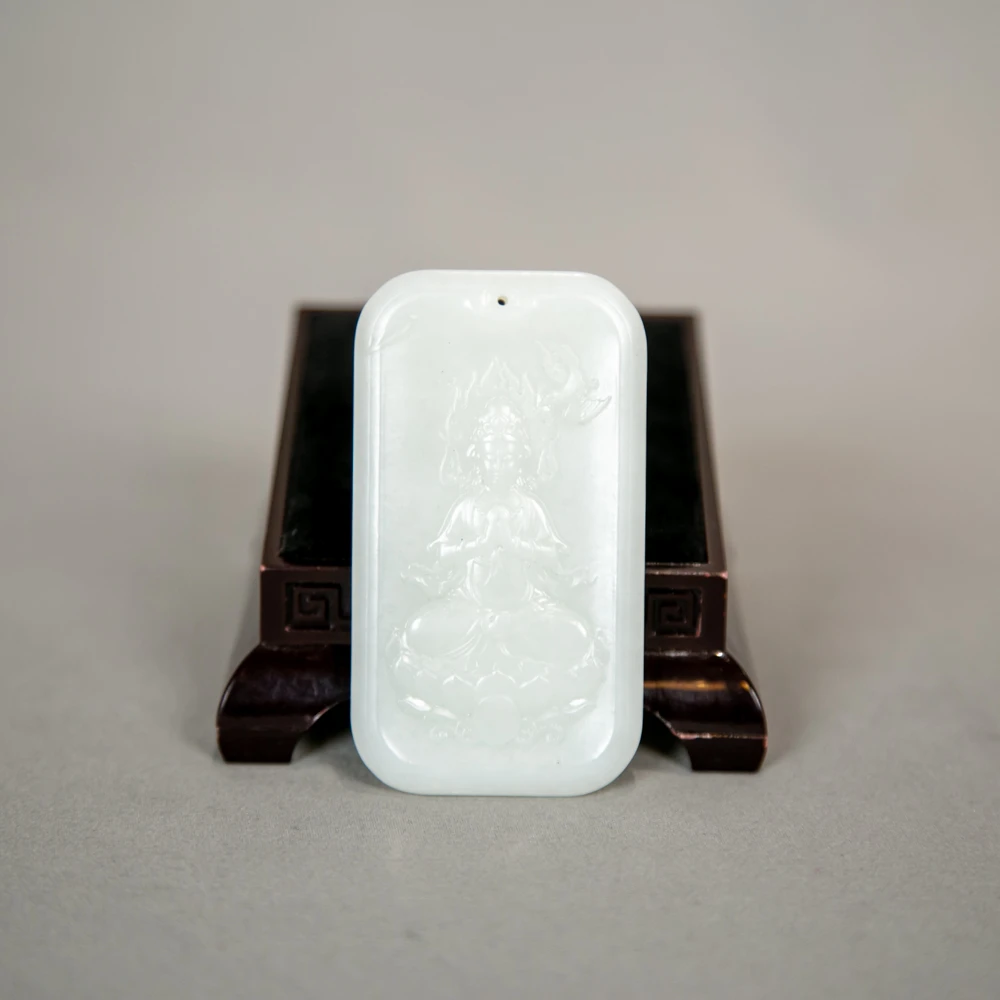 和田玉无事牌ZY11624