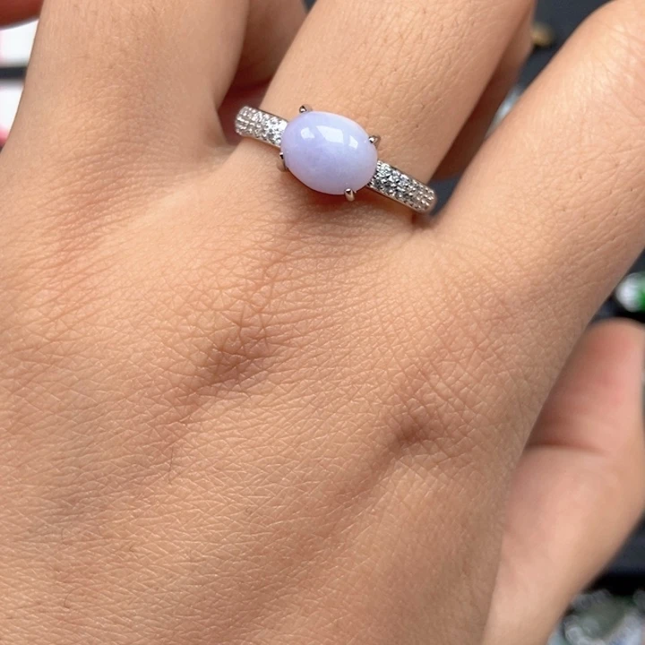 翡翠未镶嵌戒指戒指