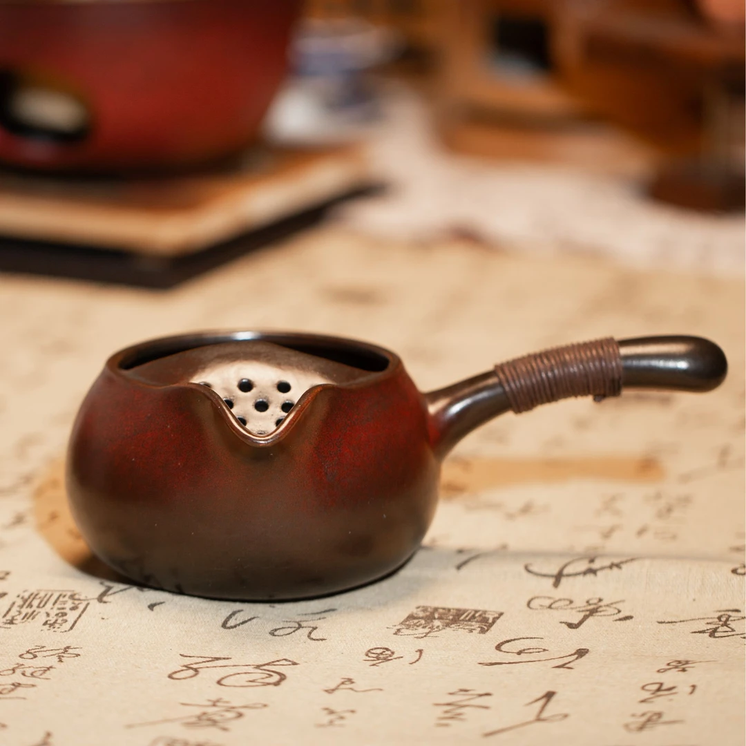 围炉煮茶罐罐壶650毫升侧把壶可干烧奶茶罐罐壶企鹅壶山楂烧水壶