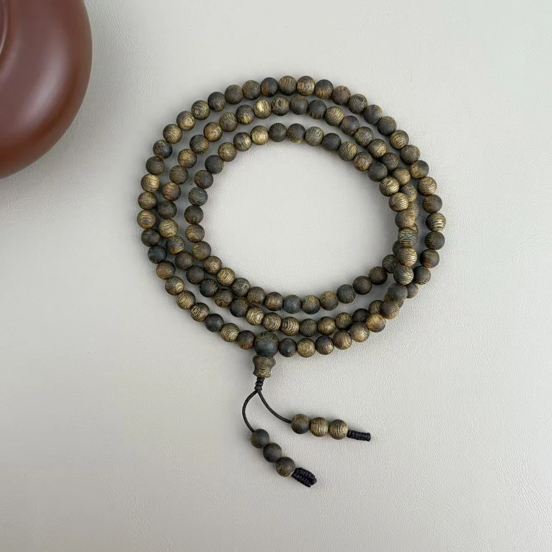 沉香【鹏友专属】善玺1号棋楠5MM圆珠长串一条 多样性发货（52）