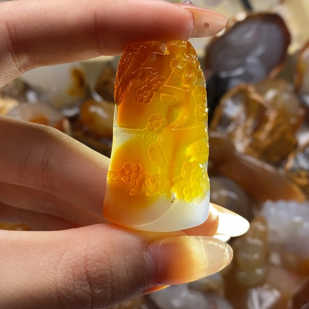 玛瑙/玉髓未镶嵌颈饰